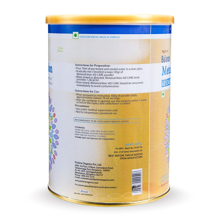 Metanutrition AD Care 400g (Nutrition Supplement for Alzheimer's Disease)