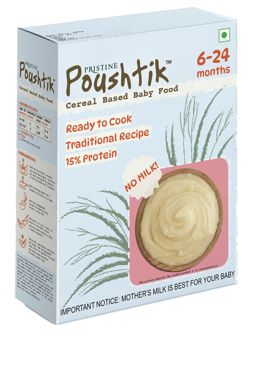 Poushtik Cereal Based Baby Food | Whole Grains | 6-24 Months