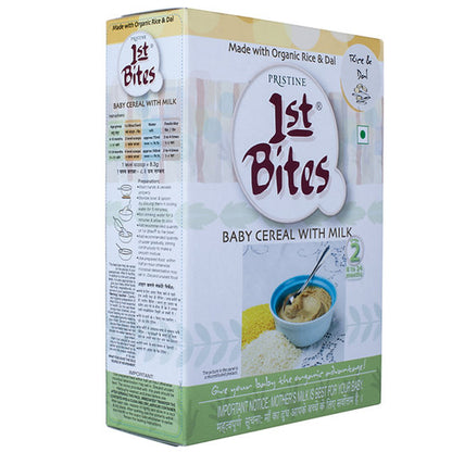 1st Bites Baby Cereal 300g | Organic Rice & Dal | (8-24 Months) Stage 2