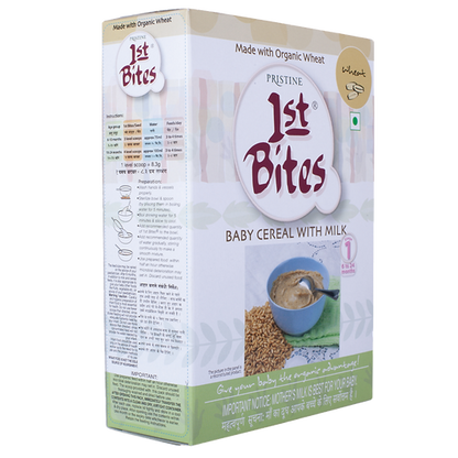 1st Bites Baby Cereal 300g | Organic Wheat | Baby Food (6-24 Months) Stage 1