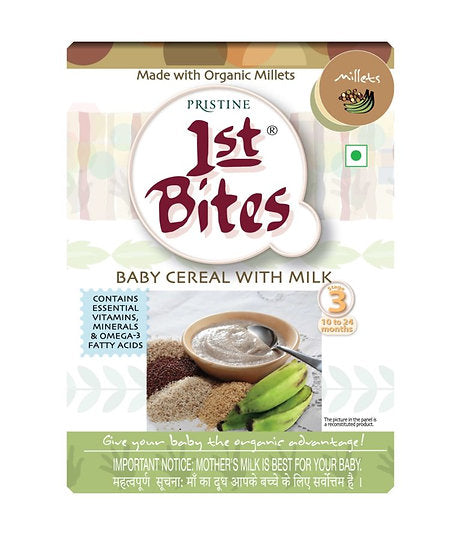 1st Bites Baby Cereal 300g | Organic Millet Mix | 10-24 months Stage 3
