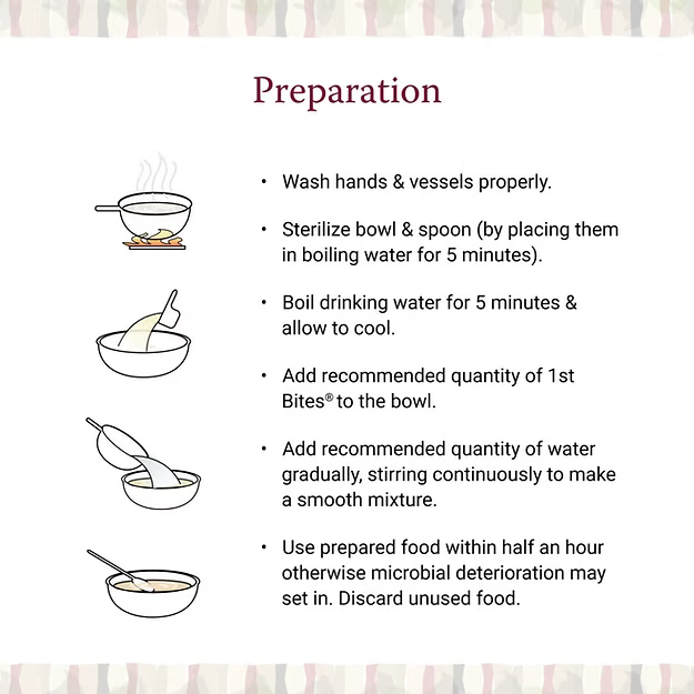 1st Bites Baby Cereal 300g | Organic Rice | (6-24 Months) Stage 1
