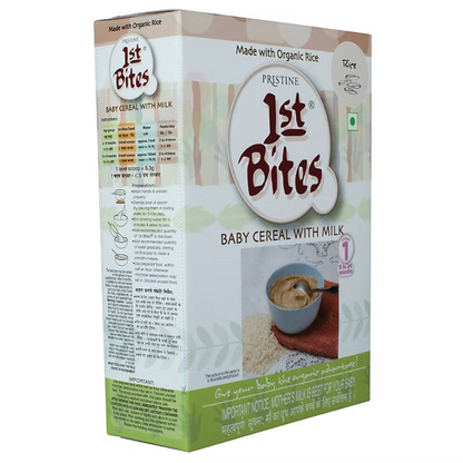 1st Bites Baby Cereal 300g | Organic Rice | (6-24 Months) Stage 1