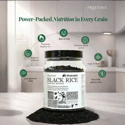 Fields of Gold - Black Rice Jar 1 kg