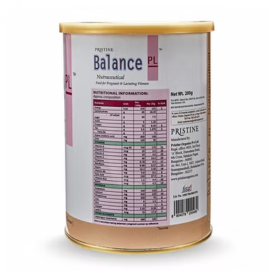 Balance PL Vanilla 200g - Supplement for Pregnant and Lactating Women