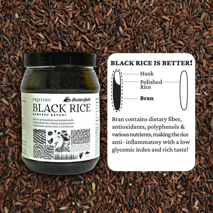 Fields of Gold - Black Rice Jar 1 kg