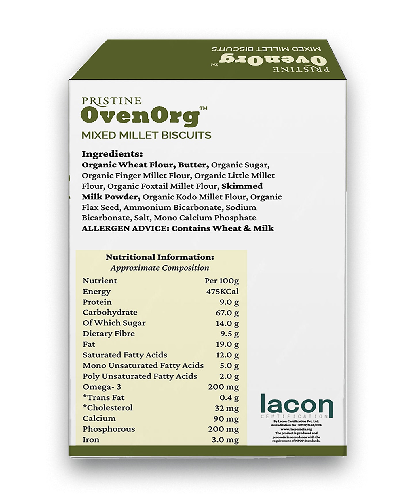 OvenOrg Regular Biscuits 150g