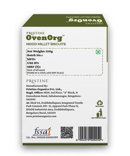 OvenOrg Regular Biscuits 150g