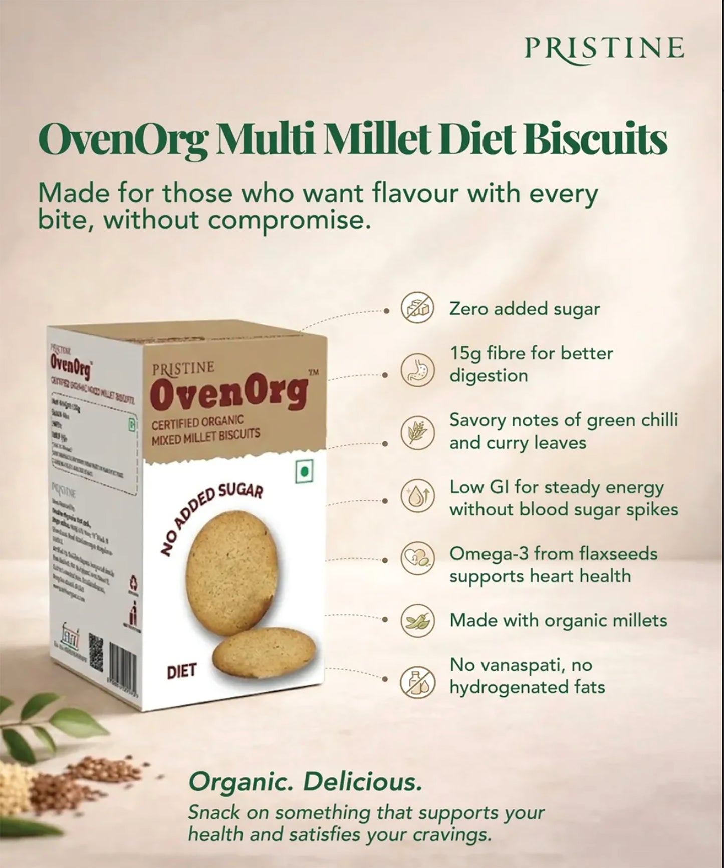 OvenOrg Diet Biscuits 150g