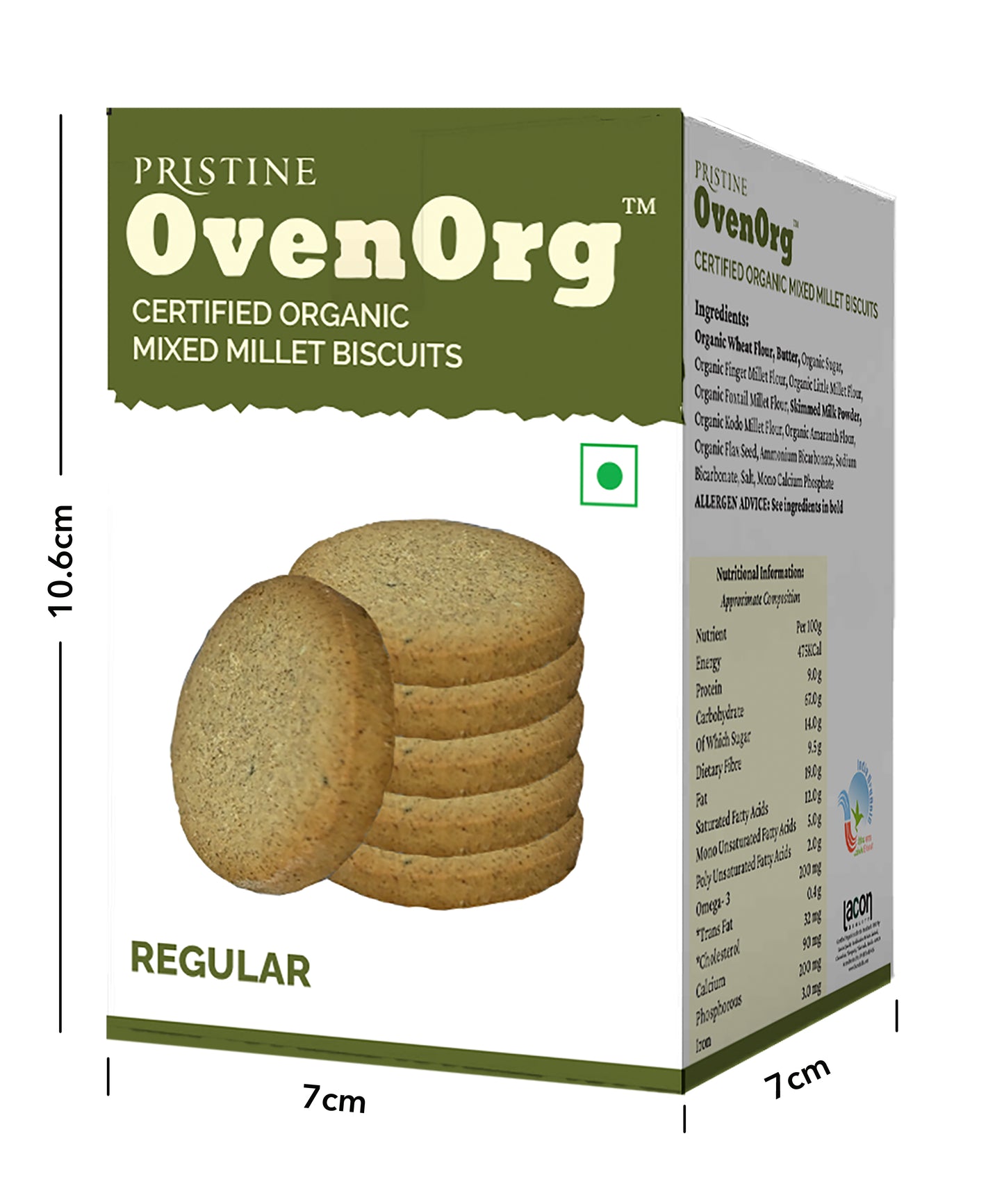 OvenOrg Regular Biscuits 150g