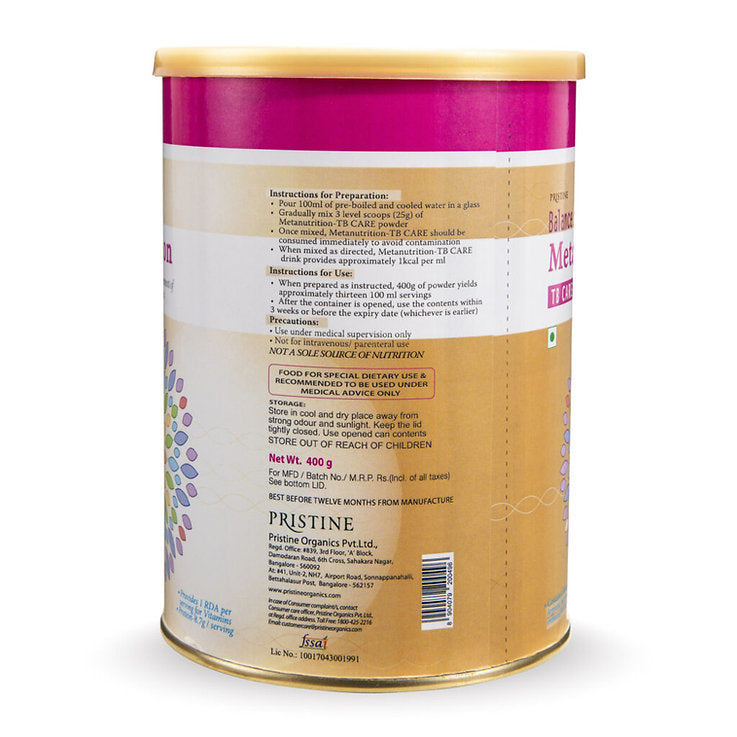Metanutrition TB Care 400g (Nutrition Supplement for Tuberculosis Patients)