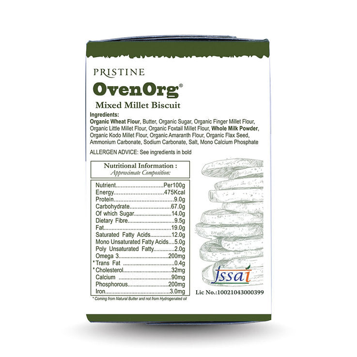 OvenOrg Regular Biscuits 150g