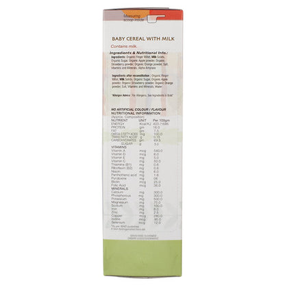 1st Bites Baby Cereal 300g | Organic Ragi, Strawberry, Apple | 10-24 months Stage 3