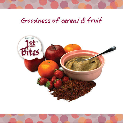 1st Bites Baby Cereal 300g | Organic Ragi, Strawberry, Apple | 10-24 months Stage 3