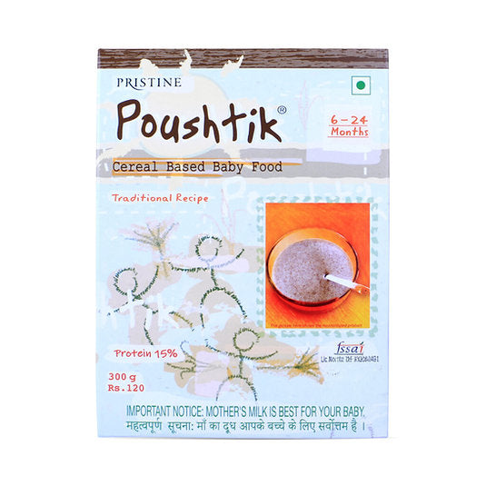 Poushtik Cereal Based Baby Food | Whole Grains | 6-24 Months