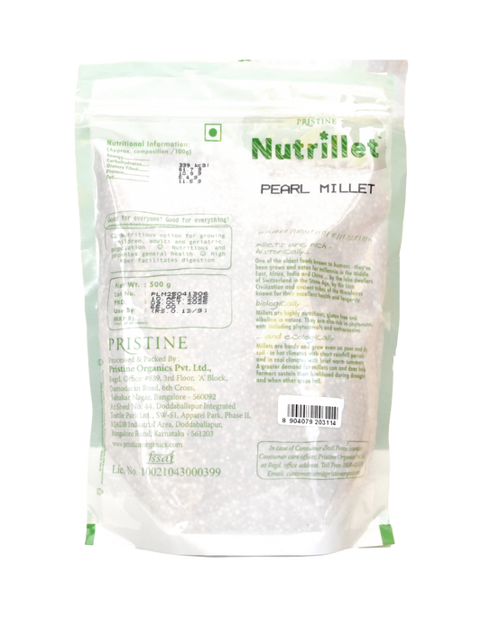 Nutrillet Pearl Millet (Bajra) 500g