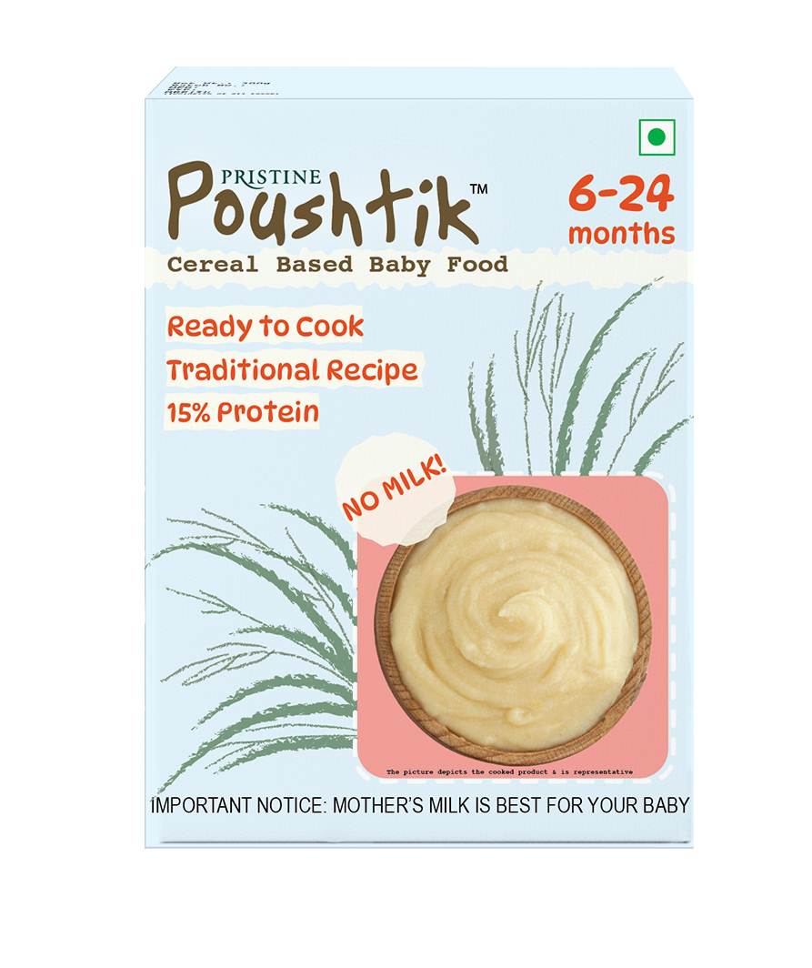 Poushtik Cereal Based Baby Food | Whole Grains | 6-24 Months