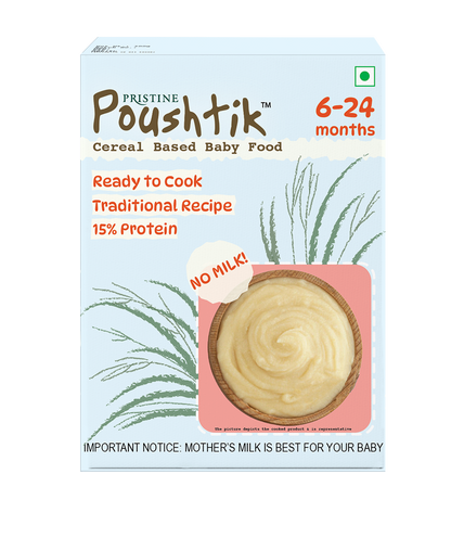 Poushtik Cereal Based Baby Food | Whole Grains | 6-24 Months