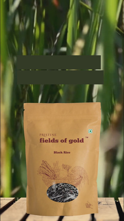 Fields of Gold Black Rice 1kg