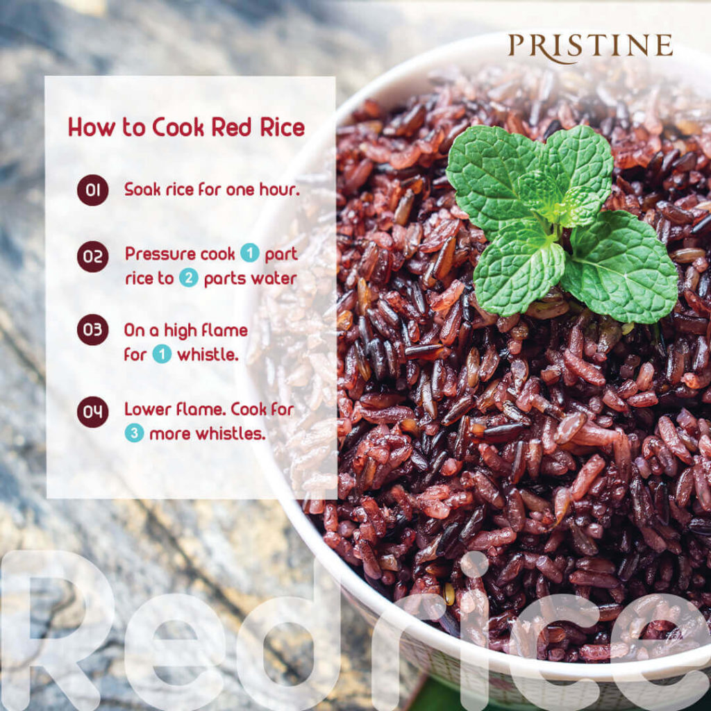 How to Cook Red Rice  Red Rice Benefits  Red Rice Recipes - Pristine