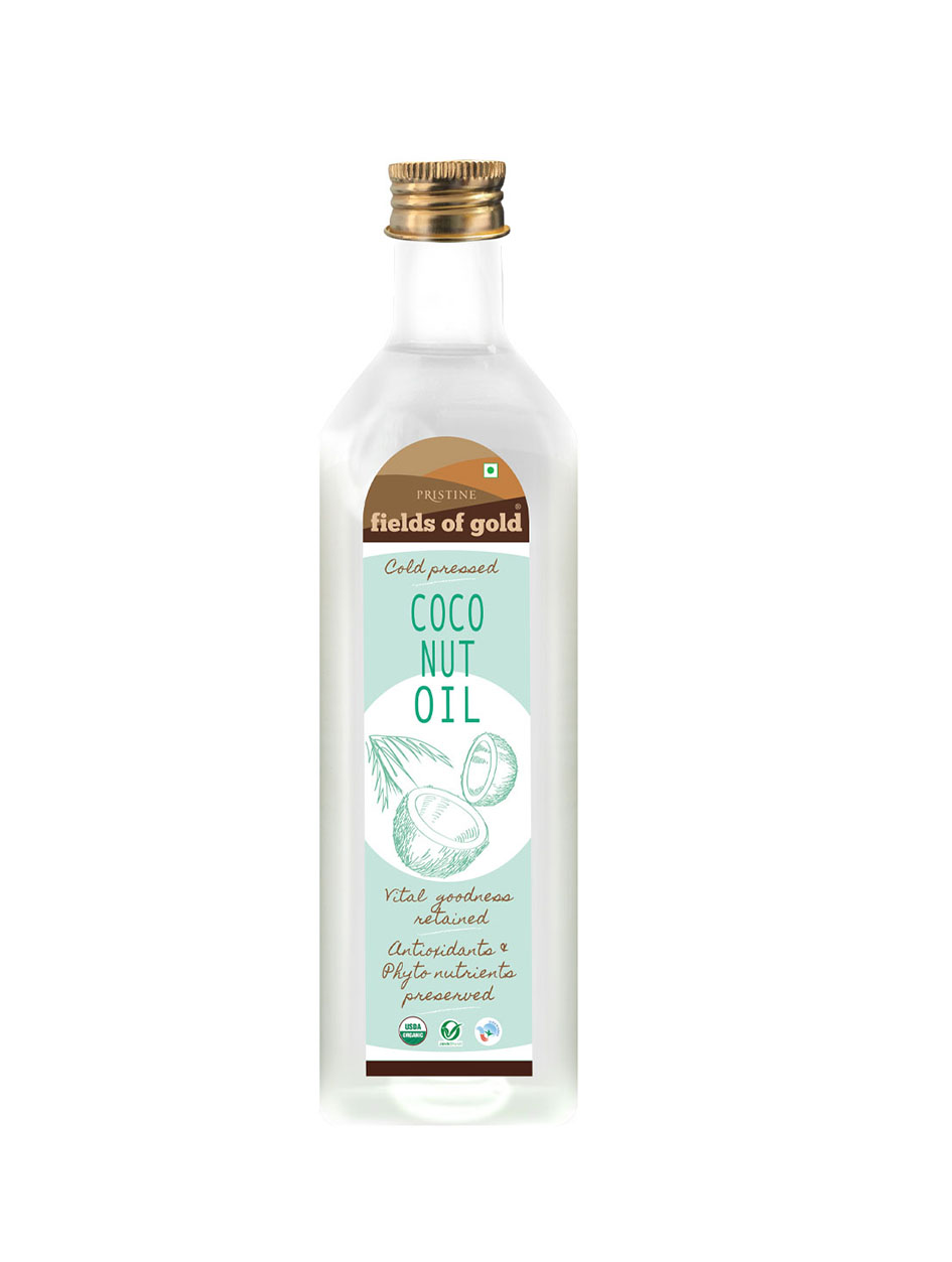 Organic Cold Pressed Coconut Oil (Glass Bottle) - Pristine Organics